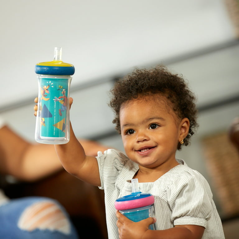  The First Years Bluey Insulated Straw Cup - Bluey Sippy Cups  with Straw - Kids Water Bottles - 9 Oz - 2 Count - Ages 9 Months and Up :  Video Games