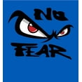 thumbnail image 2 of No Fear Classic Logo Adult Blue Long Sleeve Hoodie-Small, 2 of 3