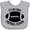 AC-Heather Grey, variant on Inktastic It's My 1st Football Season Boys or Girls Baby Bib