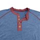 thumbnail image 4 of Blusas y camisas de manga larga y cuello redondo para hombre, color liso, informal, con botones, cárdigan de media manga, top de cuello redondo para hombre, blusas de poliéster para hombre, 4 of 7