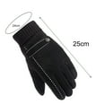 thumbnail image 5 of Xinyolin 1 Pair Breathable Cycling Gloves Cold Proof Faux Leather Winter Gloves With Anti Slip Particles for Men, 5 of 8