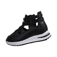 thumbnail image 2 of KEVCHE Womens Openwork Breathable High-Top Thick Sole Sandals, Orthopedic Platform Sneakers with Arch Support, Hollow Out Wedge Casual Dress Summer Shoes for Women, 2 of 5