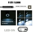 thumbnail image 4 of WiFi Endoscope Camera 8mm Borescope with 1600x1200P HD Snake Camera IP68 Waterproof 8 LED Lights for Android iOS Phone Sewer Pipe Car Engine Inspection Tool 3.3FT Semi Rigid Cable, 4 of 8