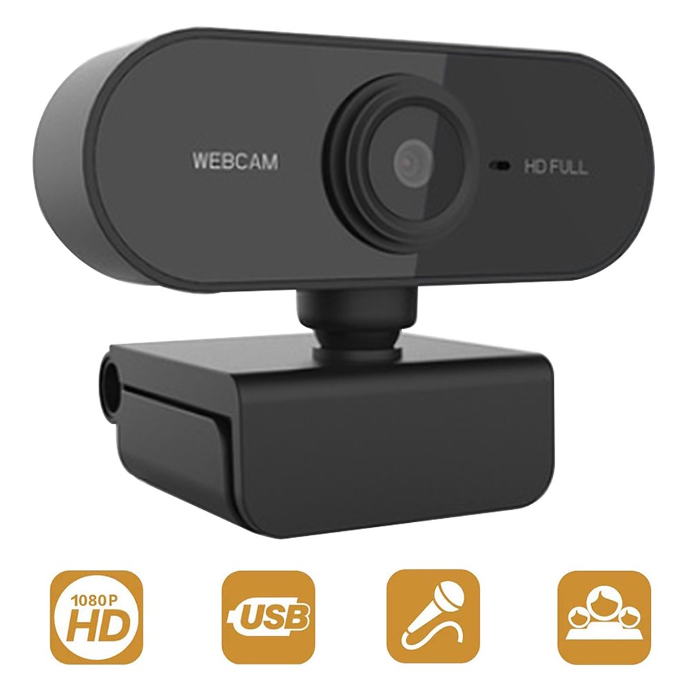 Mini Webcam HD 8 Millions Pixels USB – Plug & Play Avec Micro Intégré Pour PC & Mac