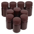 thumbnail image 1 of Phenofice 10pcs Light Resistant Bottles Wide Mouth Laboratory Storage Containers Empty Sample Bottles For Secure Storage, 1 of 8