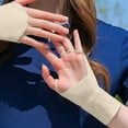 thumbnail image 5 of JingChun 1 Pair of Fingerless UV Protection Gloves - Driving, Sailing, Kayak & Paddling Gloves - Sun Protection, Fishing - Women, 5 of 6