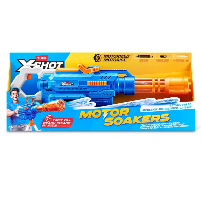 Free Shipping! X-Shot Water Gatling Motor Soaker with Fast Fill