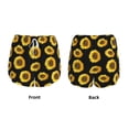 thumbnail image 5 of Lsque Sunflower (2) Printed Women's Running Shorts with Liner Pockets,Elastic Quick Dry Workout Athletic Gym Yoga Shorts,Womens High Waist Shorts-X-Large, 5 of 9