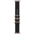 thumbnail image 4 of WFEAGL Silicone Sports Apple Watch Band Replacement Band 42mm 44mm 45mm Black/Rose Gold, 4 of 6