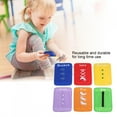 thumbnail image 1 of Juguete de botón, 6 piezas/juego de papel de aprendizaje para niños, tablero de juguete inteligente, juguete de rendimiento sólido, 1 of 14