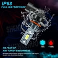 thumbnail image 4 of For Silverado 1500 2500HD 3500HD 2003-2006 9006 HB4 LED Fog Light Bulbs,2pc, 4 of 8