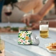 thumbnail image 5 of Yayeee Ashtray with Lid for Cigarette Smokeless Stainless Steel Home Ash Holder, Retro Orange Floral, 5 of 7