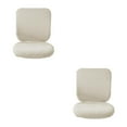 thumbnail image 3 of Guardoinrt Soft and Breathable Swivel Chair Cover Seating Experience White Backrest + Cushion Cover 2Set, 3 of 6