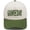 Army Green Rice, variant on Game Day 3D Embroidered Baseball Cap for Men and Women, Football Game Day Gift Hat, Vintage Color-Block Sun Hat