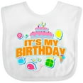 thumbnail image 3 of Inktastic It's My Birthday Boys or Girls Baby Bib, 3 of 4