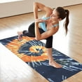 thumbnail image 6 of Colorful Tie Dye Pattern Hot Yoga Mat Towel Non Slip for Hot Yoga - Quick-Drying Yoga Mat Cover with 4 Corner Pockets with Travel Bag - Hot Yoga Towel Non Slip Grip Moisture Wicking Sweat 70"x26", 6 of 6