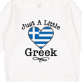 thumbnail image 3 of Inktastic Just a Little Greek Heritage Toddler Sweatshirt, 3 of 4