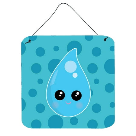 Rain Wall Hanging - Weather Rain Drop Face Wall or Door Hanging Prints BB7153DS66