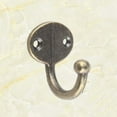thumbnail image 2 of Lot 12Pcs Retro Coat Hat Hook Door Wall Hanger Alloy 35 x 30mm -, 2 of 6