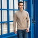 thumbnail image 5 of Argyle Cárdigan de Color sólido para hombre, suéteres informales de algodón con cremallera de calidad para invierno, cárdigans básicos de moda para hombre, 5 of 5