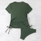 thumbnail image 5 of Tankini deportivo para mujer, estampado a juego, con cremallera, ajustado, para surf, dos piezas, tankini, 2 piezas, 5 of 9