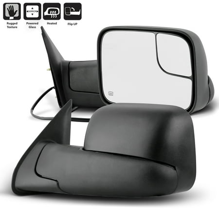 For 2005-2015 Toyota Tacoma Manual Extendable Power Heated Adjusted Mirrors