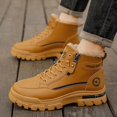 thumbnail image 3 of Men's Winter High Top Casual Boots, Side Zipper Warm Snow Boots, Non Slip Outdoor Walking Boots for Daily Wear, 3 of 3