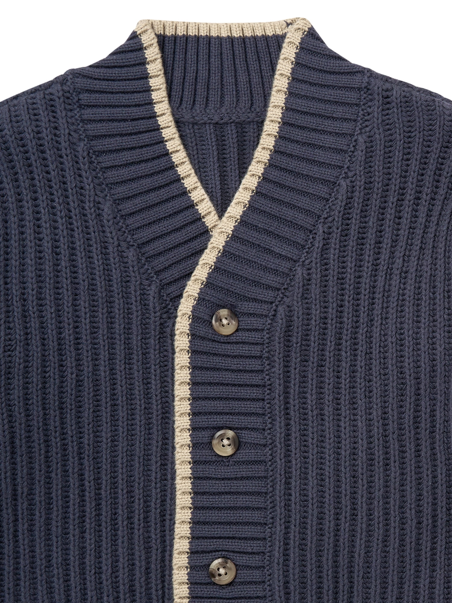 Modern Moments by Gerber Toddler Boy Sweater Knit Shawl Cardigan, Sizes 12 Months - 5T