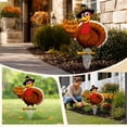 thumbnail image 4 of Thanksgiving Turkey Yard Decor, Fall Garden Stakes with Pumpkins, Weatherproof Turkey Outdoor Decorations for Home, Thanksgiving Holiday Garden Accessories, 4 of 7