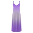 thumbnail image 4 of Ovzne Robes pour Femmes Robe pour Femme Robes d'Été pour Femmes Imprimé Sans Manches Col Rond Robe Décontractée Robes Robe de Vacances Imprimée Liquidation, 4 of 5