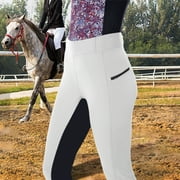 Travelwant Women's Horse Riding Pants Exercise High Waist Breeches Sport Riding Equestrian Trousers Yoga Leggings Tights