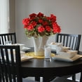 thumbnail image 2 of Fleurs Artificielles pour la Maison, Plantes pour Décoration Intérieure et Extérieure, 4 Pcs Géraniums Rouges de Noël en Soie, Résistants aux UV, Fausse Verdure pour Pot Vase, Boîte à Fenêtre, Jardinière Suspendue, Porche avant, Mariage, 2 of 7