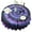 Blue Purple Tie, variant on Colorful Tie Dye Petal Mandala Pattern Round Tablecloth 60"x60",Wrinkle Wipeable Table Cloth for Kitchen Dining Room Picnic Patio Party