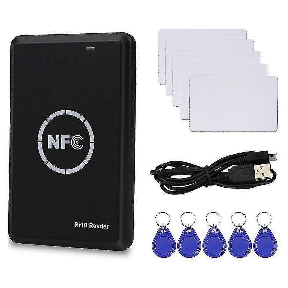 Rfid Nfc Copier Duplicator Key Fob Smart Card Reader Writer 13.56mhz ...