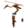 thumbnail image 4 of Carillón de viento de bambú con forma de pájaro con forma de cohasset, diseño de fénix, 4 of 5