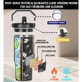 thumbnail image 4 of 30oz Gothic Tumbler with Handle Flip Straw Tumbler Leak Proof 30oz Insulated Coffee Mug with Handle 30oz Gothic with Flip Straw Tumbler Witchy Decor Tumbler Gifts for Women, 4 of 6