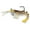Clr Gld Flk/Blk St, variant on Egret Baits Vudu Rattler Shrimp Swimbait 3.5 Clr Gld Flk/Blk St