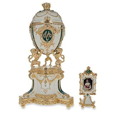 Faberge Pinecone - 1888 Royal Danish Faberge Egg - BestPysanky Authentic Product Handmade 8.75