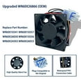 thumbnail image 2 of Upgraded WR60X26866 Refrigerator Evaporator Fan Motor, Compatible with GE Refrigrator Evaporator Fan Motor, Replacement WR60X26033, WR60X10341, WR60X10356, WR60X10357,WR60X24303-10 Years Warranty, 2 of 6