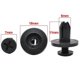 thumbnail image 4 of 100Pcs Universal Car Truck Bumper Fender Rivet Fastener Clips 6mm Hole Black Plastic Car Interior Accessories, 4 of 5