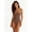 Brown, variant on Chic Polka Dot Bikini Set High Cut Swimwear Pink Retro Swimsuit Ruched Top with Side Ties Tropical Vacation Beach Outfit