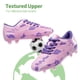 thumbnail image 3 of Tacos de Fútbol DREAM PAIRS SDSO2301K para Niños Rosas y Morados, 3 of 6