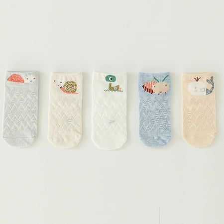 

Cute Soft Cotton Thin Mesh Infant Breathable Baby Summer Socks Ruffle Socks for Kids
