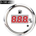 thumbnail image 1 of Hd 52mm Digital Fuel Level Gauge 0-190ohm 240-33ohm Universal Oil Water Tank Level Indicator With Alarm For Car Boat Motorcycle, 1 of 1