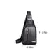 thumbnail image 3 of Bandolera ligera para hombres y mujeres con orificio para auriculares - Mochila cruzada ajustable para senderismo, acampada y uso diario, 3 of 6