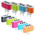 thumbnail image 3 of HEVIRGO Chargeur Mural de Voyage 3.1A Charge Rapide 3 Ports USB, 3 of 10