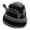 Black+Gray, variant on Warm Lazy Beanie - A soft Everyday Beanie With A Chunky Knit Fabric