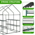 thumbnail image 6 of Ktaxon 57x57in Portable Greenhouse, Green Outdoor Plant House for Garden & Patio, 6 of 7