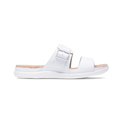 clarks white sandals for women
