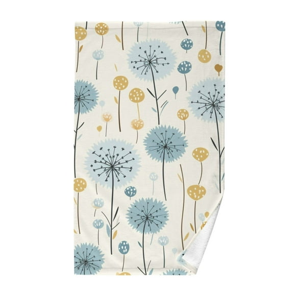 Dandelion Cotton Face Towels Soft Hand Towel Absorbent Bathroom Towel for Kitchen Hotel Decoration
